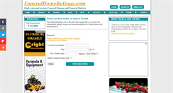 Desktop Screenshot of funeralhomeratingz.com